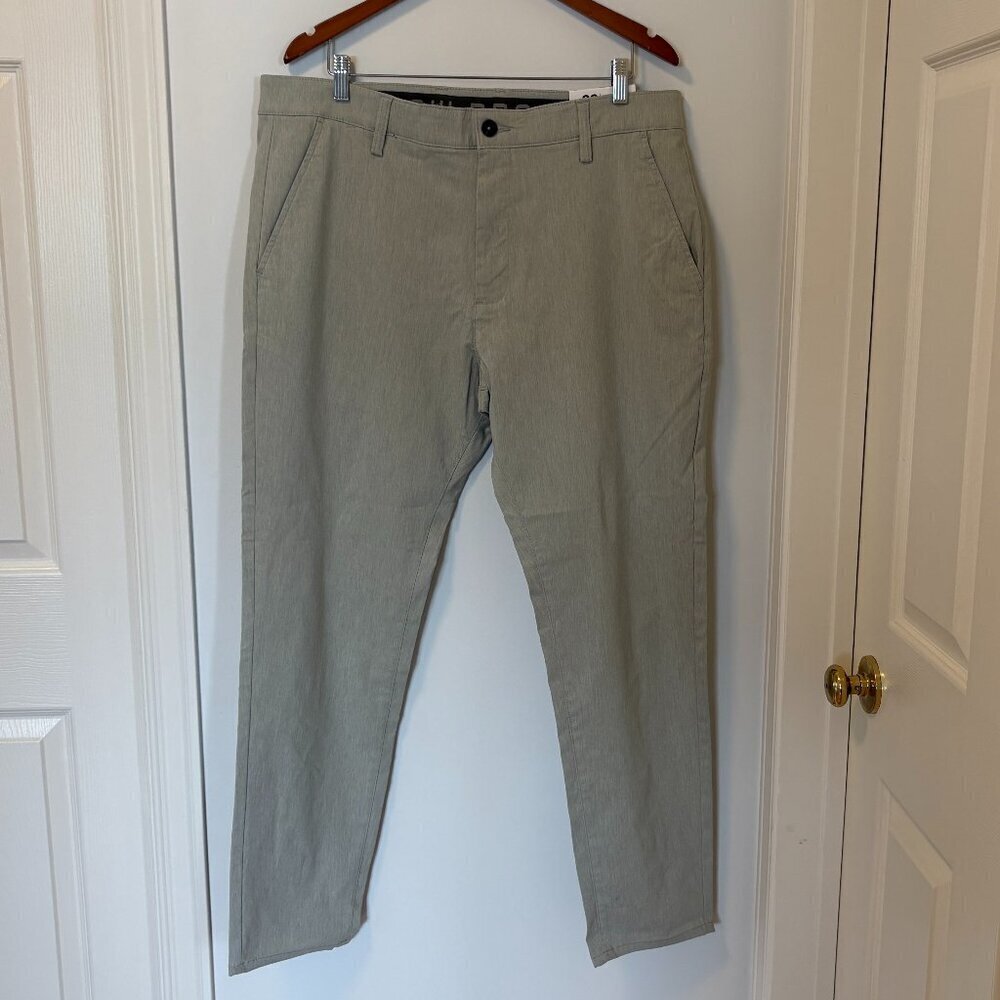 Projek Raw Men’s Bungee Flex Grey Green Classic Fit Pant size 38 NWT